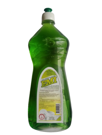 Засіб для ручного миття посуду ЕМІ 1л.